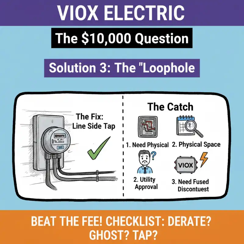 Solution 3: The "Loophole" (Line Side Tap)