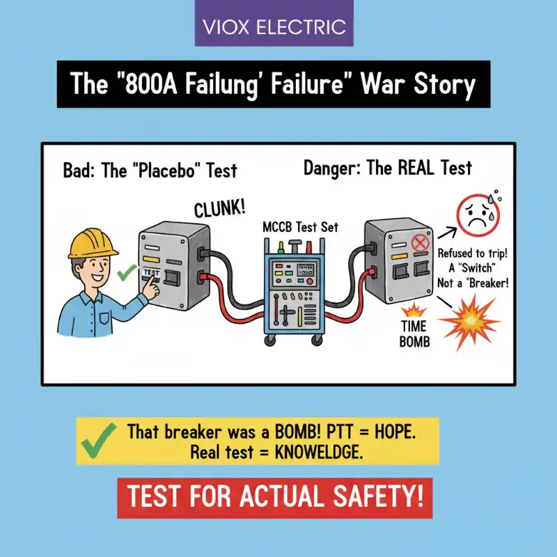 The "800A Failure": When a "Breaker" Becomes a "Switch"