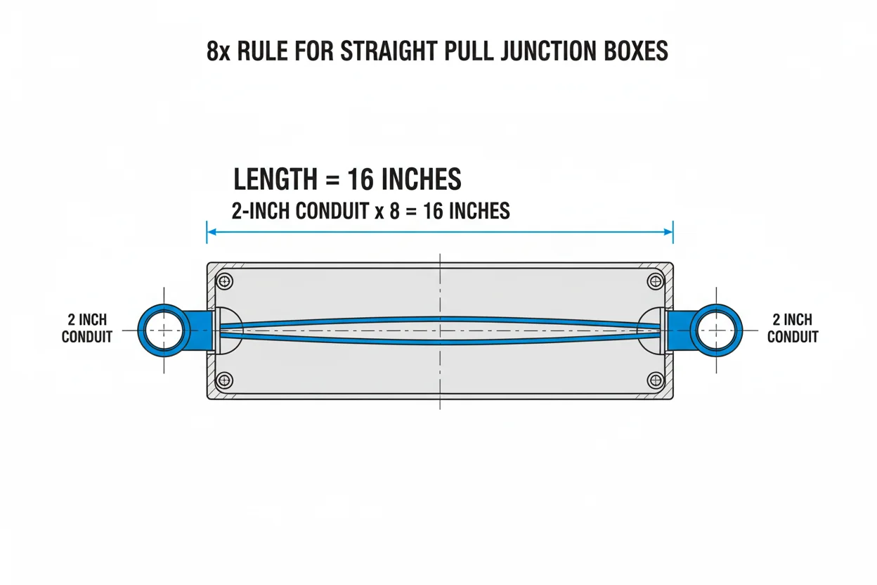 The 8x Rule - Straight Pull Diagram