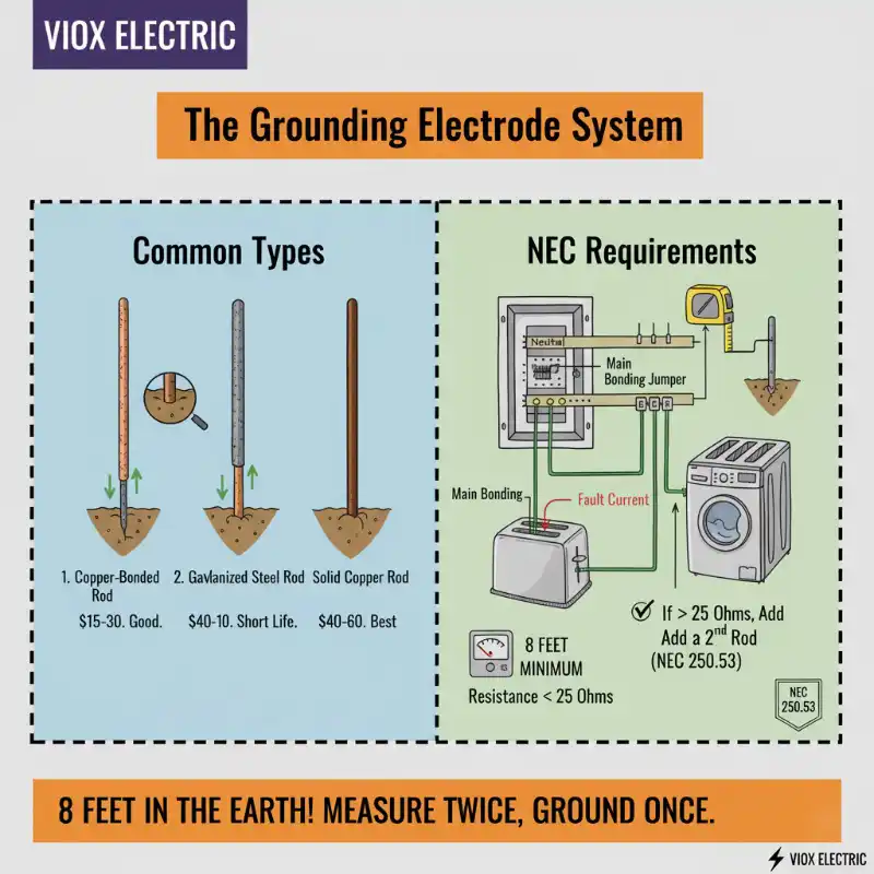 ການພື້ນ Electrode ບົບ