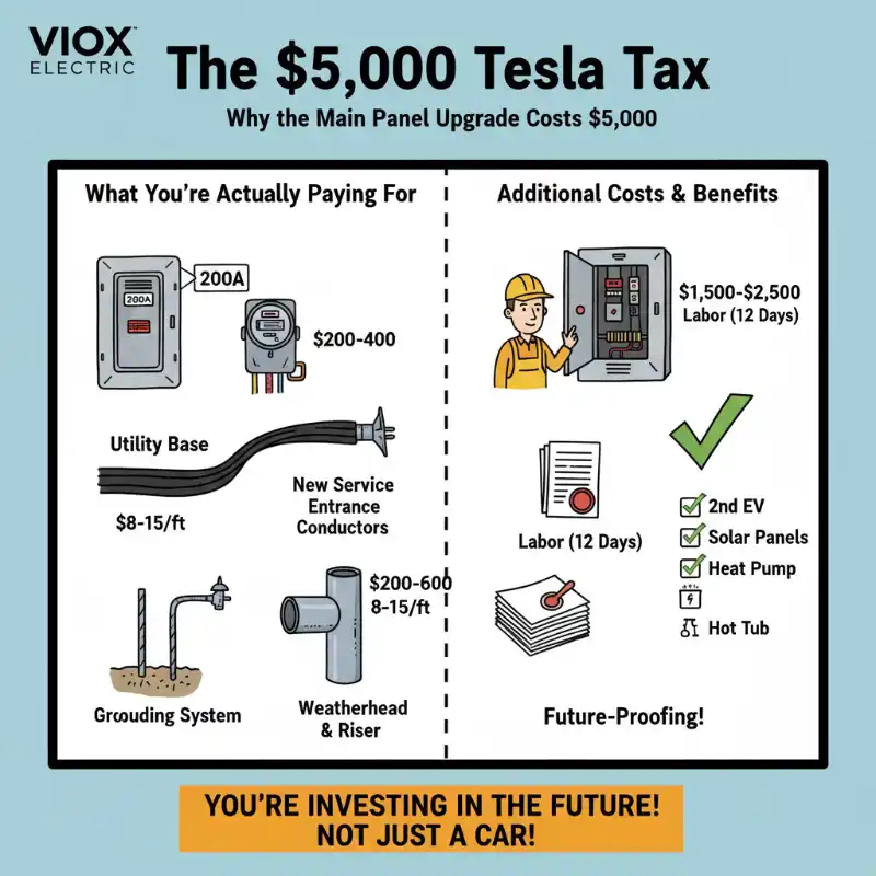 Why the Main Panel Upgrade Costs $5,000 (And Why It's Worth It)