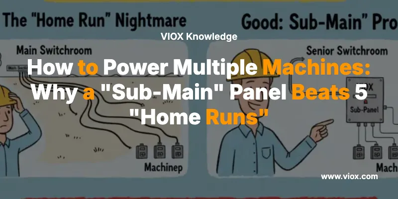 How to Power Multiple Machines: Why a "Sub-Main" Panel Beats 5 "Home Runs"
