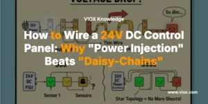 How to Wire a 24V DC Control Panel: Why "Power Injection" Beats "Daisy-Chains"