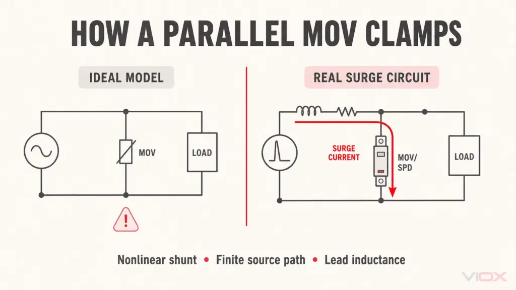 How Does an MOV Surge Protector Work? Circuit & Clamping