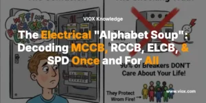 The Electrical "Alphabet Soup": Decoding MCCB, RCCB, ELCB, & SPD Once and For All