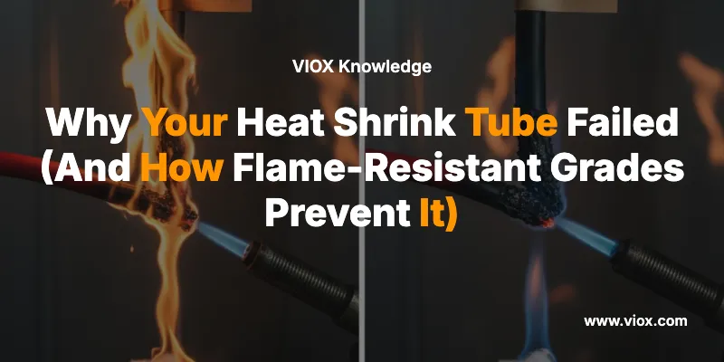 Why Your Heat Shrink Tube Failed (And How Flame-Resistant Grades Prevent It)