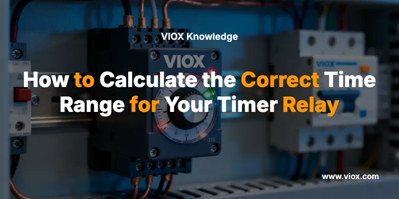 타이머 릴레이의 정확한 시간 범위를 계산하는 방법