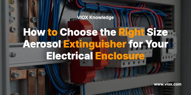 Hogyan válasszuk ki a megfelelő méretű aeroszolos tűzoltó készüléket az elektromos szekrényhez?