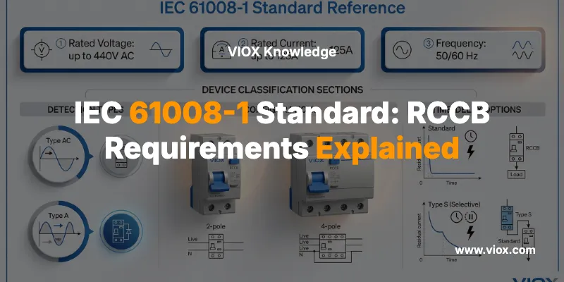 IEC 61008-1 Standard: RCCB Requirements Explained (2025 Guide)