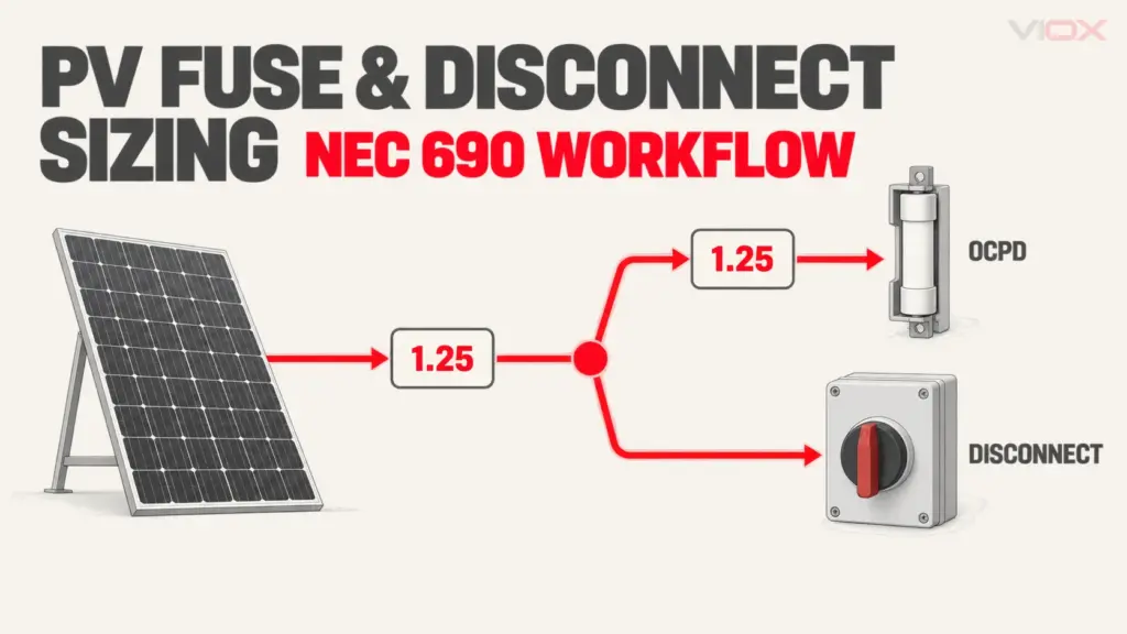PV Fuse and DC Disconnect Sizing Under NEC 690