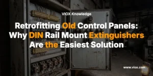 Dodatečná montáž do starých ovládacích panelů: Proč jsou hasicí přístroje s montáží na DIN lištu nejjednodušším řešením