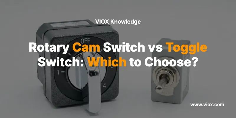 Rotary Cam Switch vs Toggle Switch: Which to Choose?