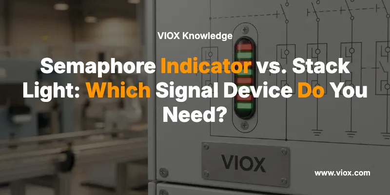 세마포어 표시등 vs. 스택 라이트: 어떤 신호 장치가 필요하신가요?