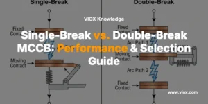 Single-Break vs. Double-Break MCCB: Performance & Selection Guide