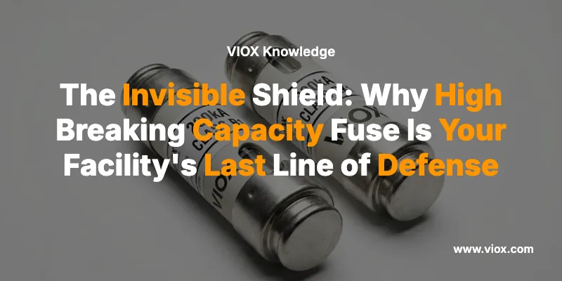 보이지 않는 방패: 고차단 용량 퓨즈가 시설의 마지막 방어선인 이유