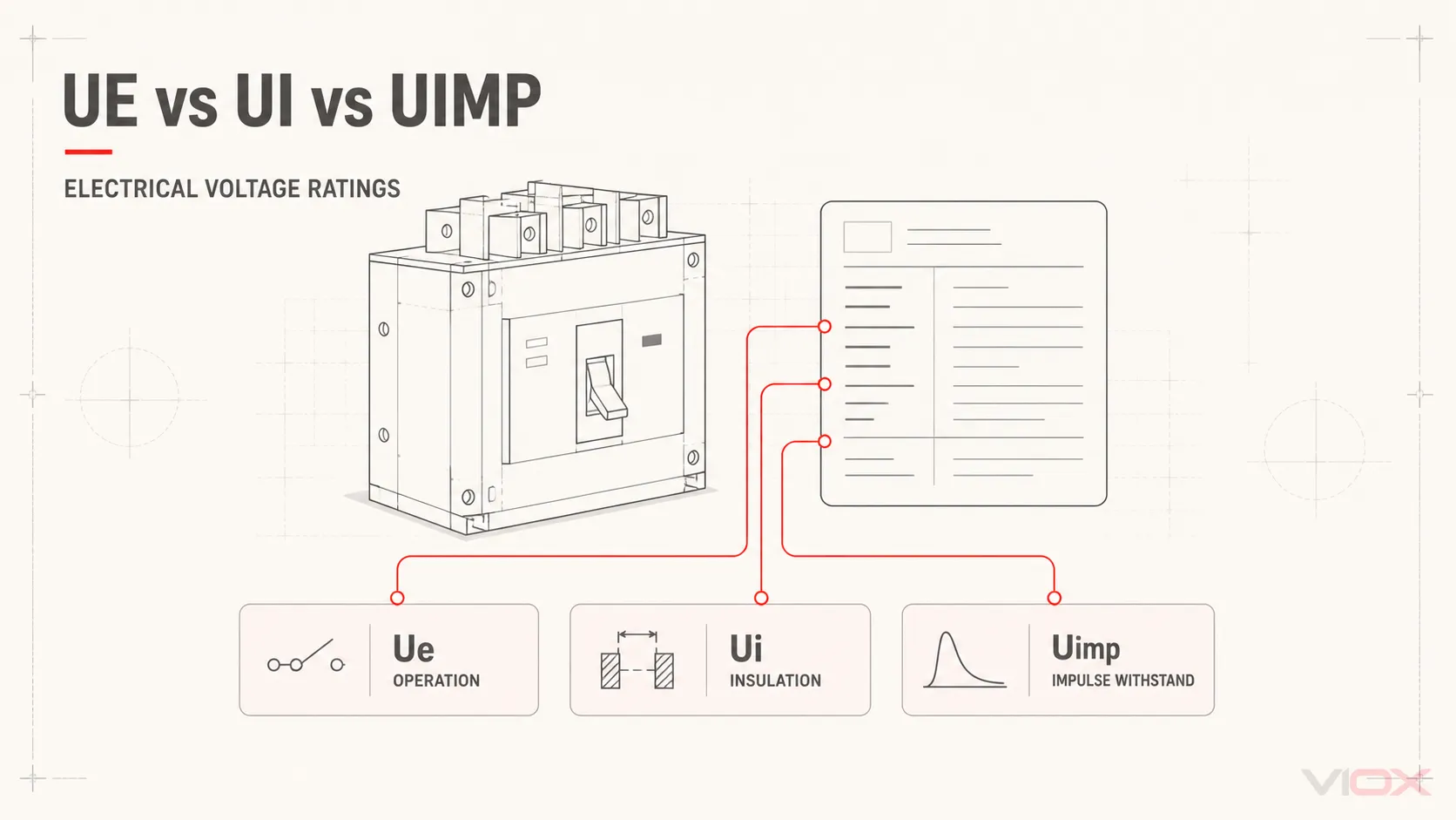 Ue vs Ui vs Uimp: Electrical Voltage Ratings Guide