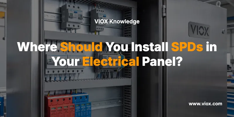 전기 패널에 SPD를 어디에 설치해야 할까요?