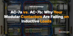AC-7a vs. AC-7b: Por que seus contatores modulares estão falhando em cargas indutivas