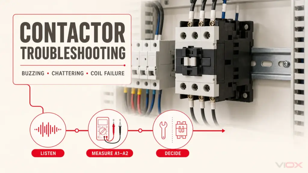 Contactor Troubleshooting: Fix Buzzing, Chattering & Coil Failure