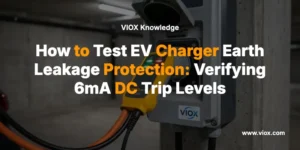 How to Test EV Charger Earth Leakage Protection: Verifying 6mA DC Trip Levels