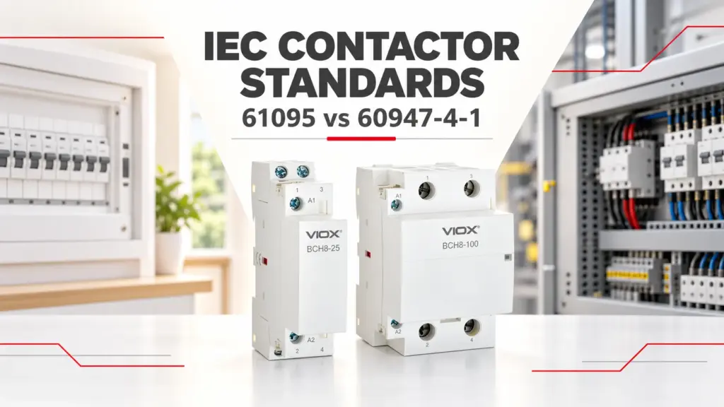 IEC 61095 kontra IEC 60947-4-1: Hatály, névleges értékek és mágneskapcsoló kiválasztása