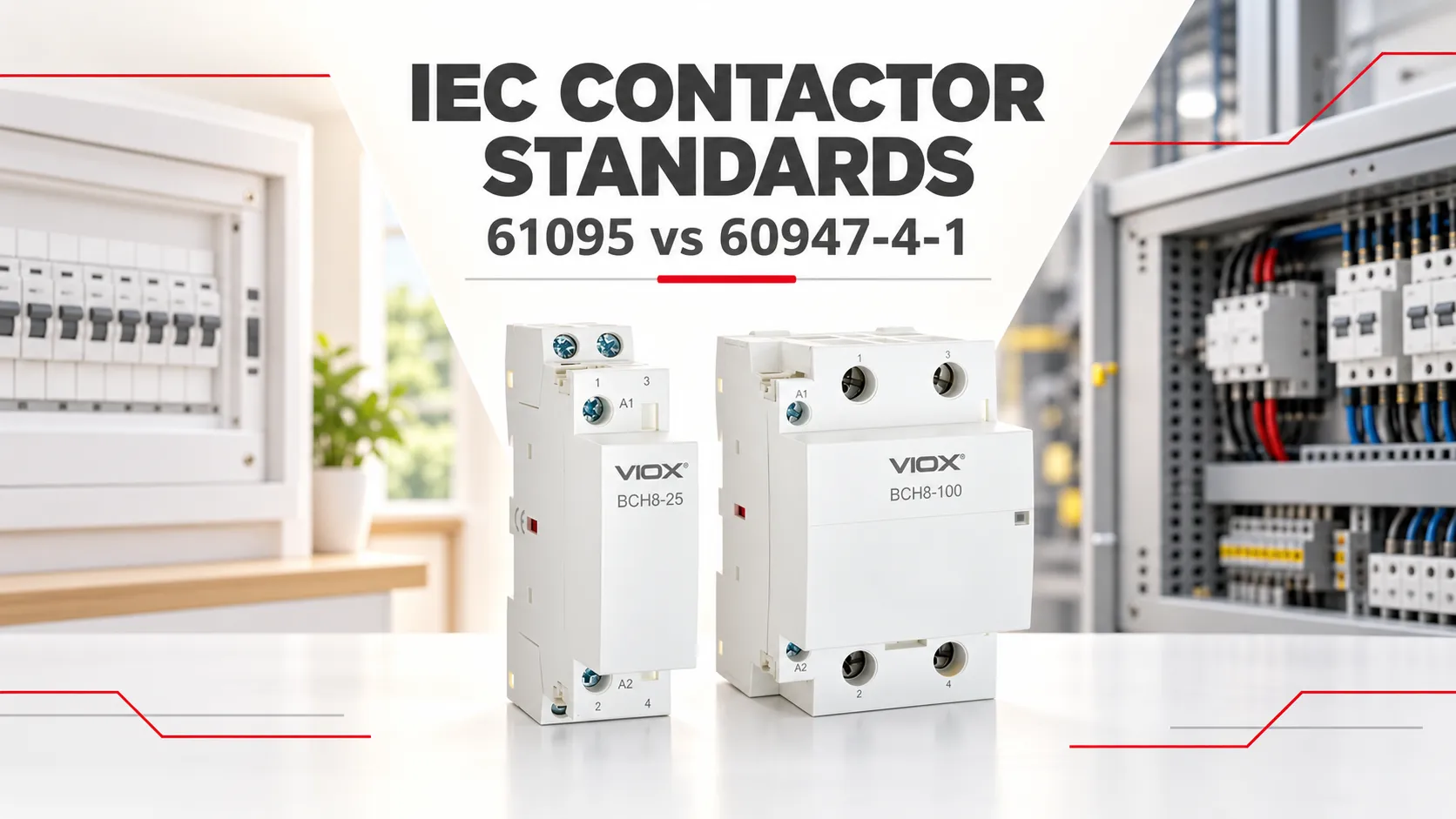IEC 61095 နှင့် IEC 60947-4-1 နှိုင်းယှဉ်ချက်- နယ်ပယ်၊ အဆင့်သတ်မှတ်ချက်များနှင့် ကွန်တက်တာ ရွေးချယ်ခြင်း