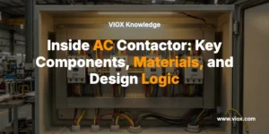 Inside AC Contactor: Key Components, Materials, and Design Logic