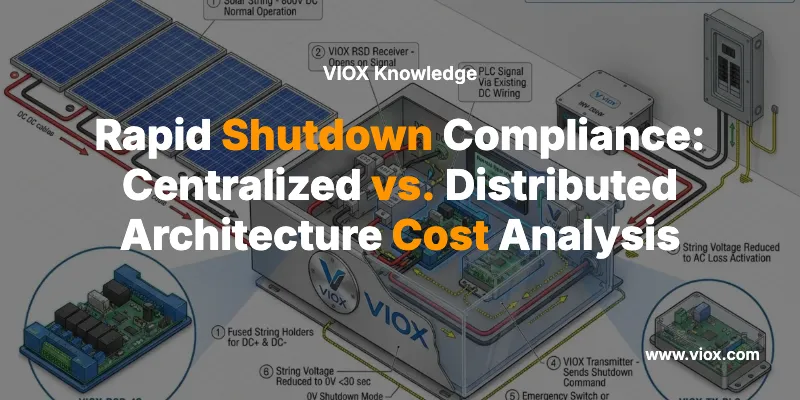 Rapid Shutdown Compliance: Centralized vs. Distributed Architecture Cost Analysis