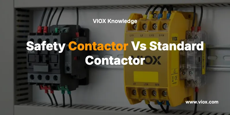 کنتاکتور ایمنی در مقابل کنتاکتور استاندارد