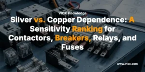 Silver vs. Copper Dependence: A Sensitivity Ranking for Contactors, Breakers, Relays, and Fuses