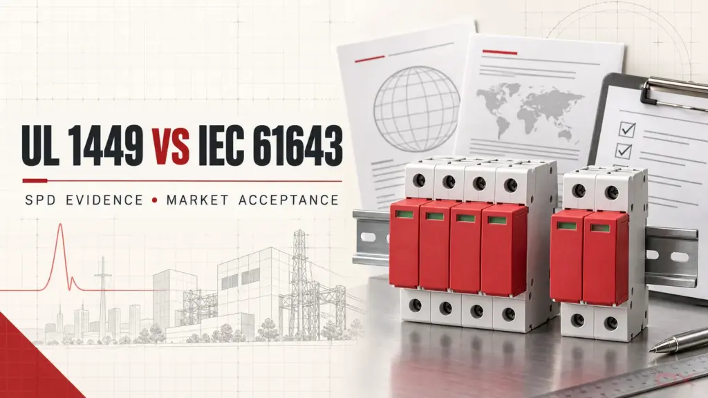 UL 1449 နှင့် IEC 61643- SPD လက်မှတ်ရရှိရေး လမ်းညွှန်