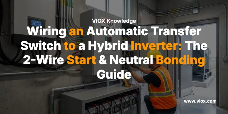 Automatikus átkapcsoló kapcsolása hibrid inverterhez: A 2-vezetékes indítási és nulla-összekötési útmutató