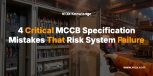 4 Errori Critici nelle Specifiche degli MCCB che Mettono a Rischio il Guasto del Sistema