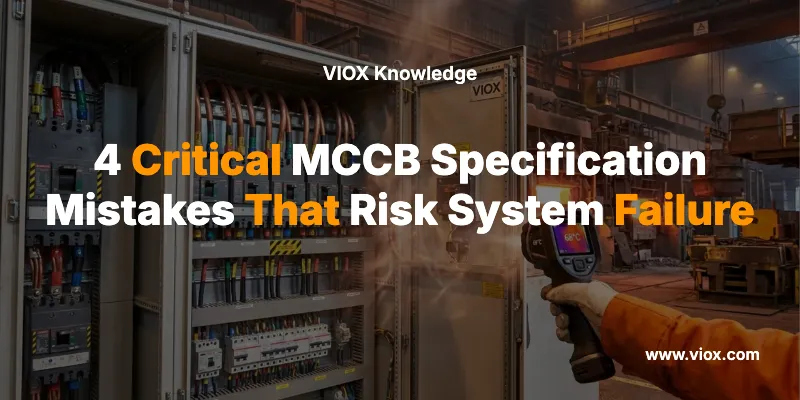 システム故障のリスクを高める、MCCB仕様における4つの重大な間違い