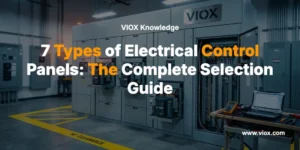 7 أنواع من لوحات التحكم الكهربائية: دليل الاختيار الكامل