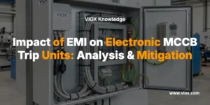 Impacto da EMI nas Unidades de Disparo MCCB Eletrónicas: Análise e Mitigação