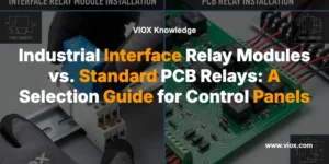 Moduły przekaźnikowe interfejsu przemysłowego a standardowe przekaźniki PCB: przewodnik wyboru do paneli sterowania