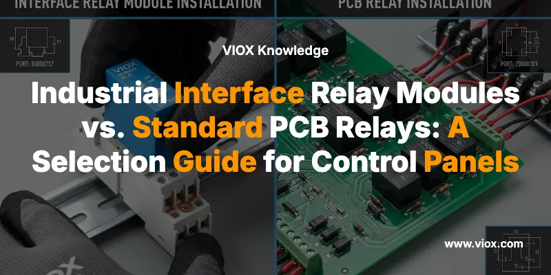 産業用インターフェースリレーモジュールと標準PCBリレー：制御盤の選定ガイド