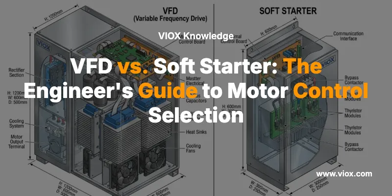 VFD vs. Démarreur progressif : Le guide de l'ingénieur pour la sélection du contrôle de moteur