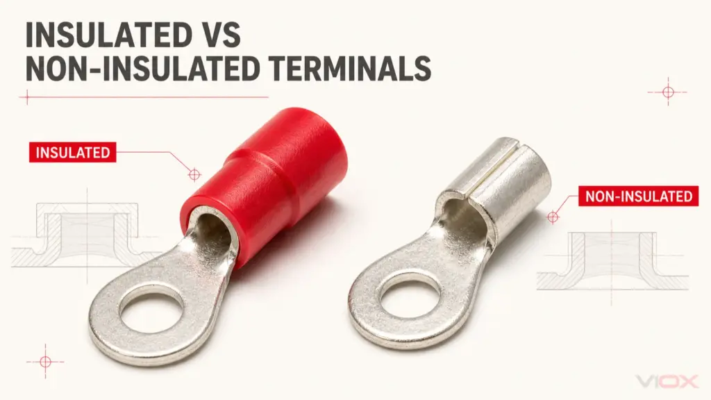 Insulated vs Non-Insulated Crimp Terminals: Key Differences