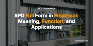 SPD Full Form in Electrical: Meaning, Function, and Applications