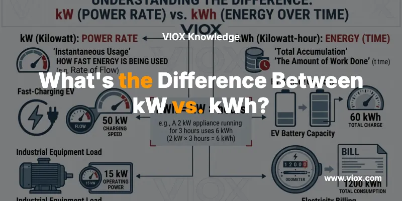 Apa Perbedaan Antara kW dan kWh?