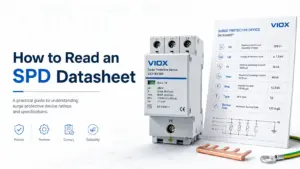 How to Read an SPD Datasheet: Uc, Up, In, Imax, Iimp, Type, and Backup Fuse Explained