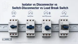 Isolator vs Disconnector vs Switch-Disconnector vs Load Break Switch