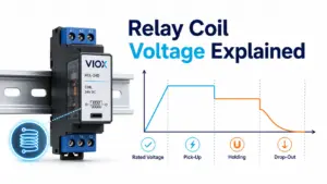 Relay Coil Voltage Explained: Rated Voltage, Pick-Up Voltage, Drop-Out Voltage, and Holding Voltage