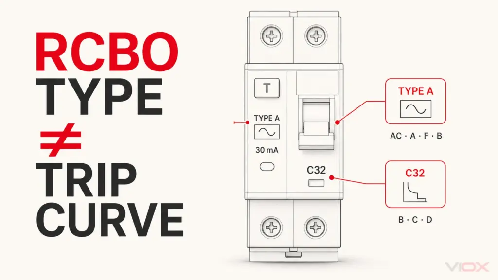 RCBO Type AC vs A vs F vs B: Differences & Selection