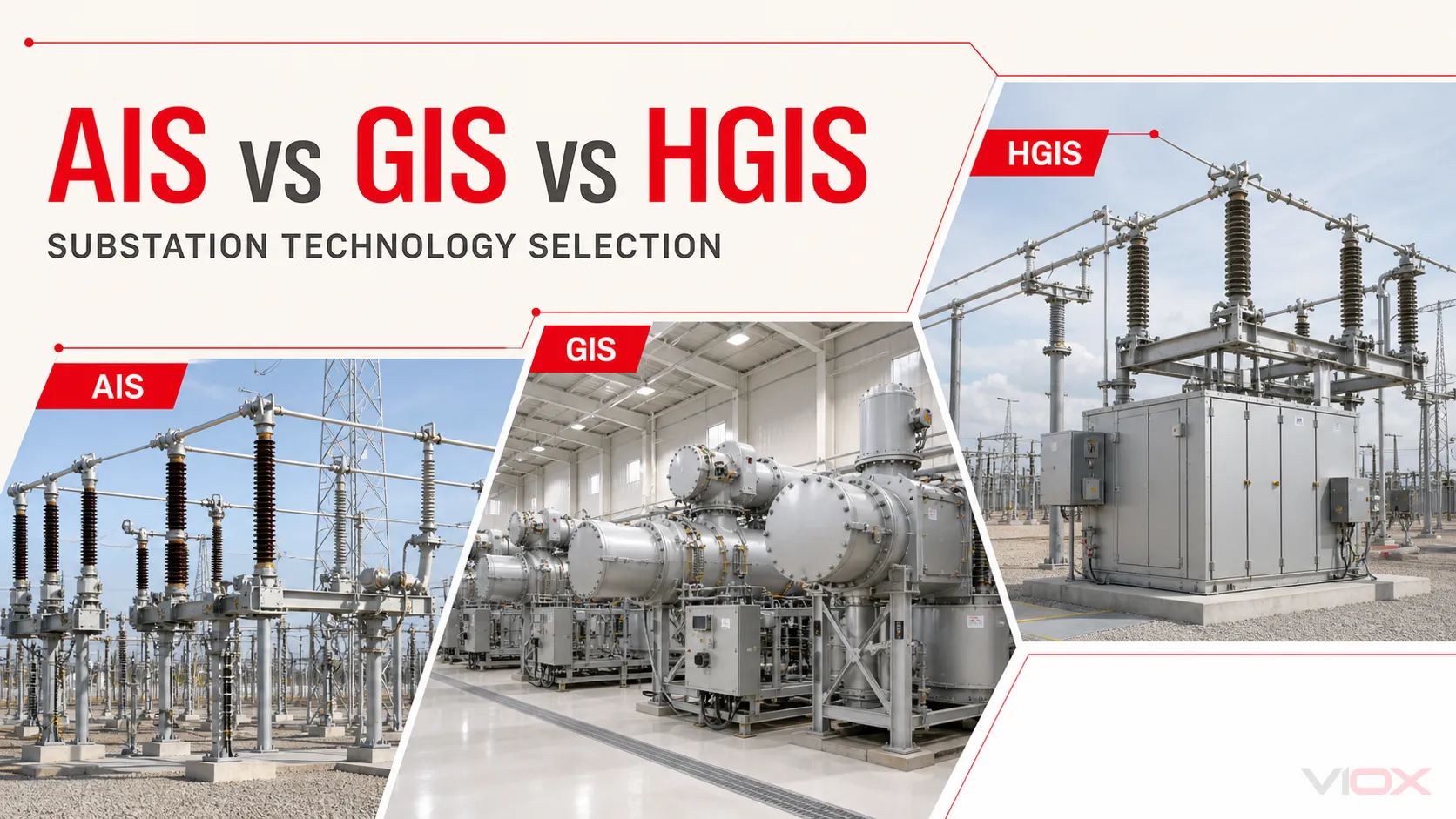 AIS vs GIS vs Hybrid Switchgear (HGIS): Differences, Applications, and Selection