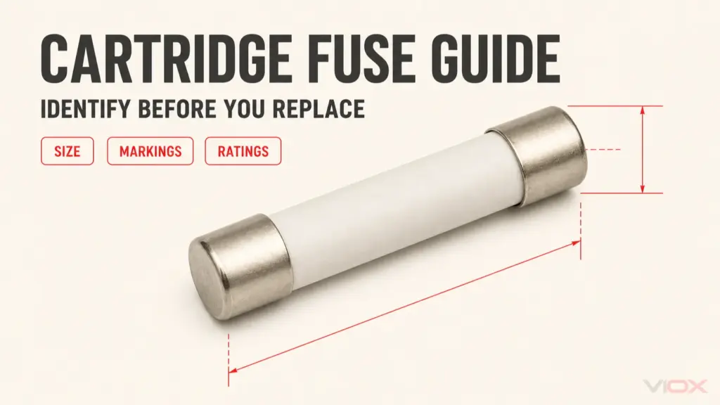 Cartridge Fuse Guide: Types, Sizes, Markings & Replacement
