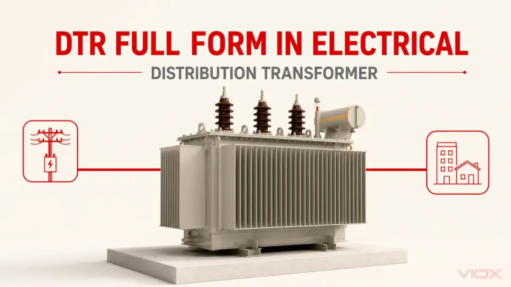 DTR Full Form in Electrical: Distribution Transformer