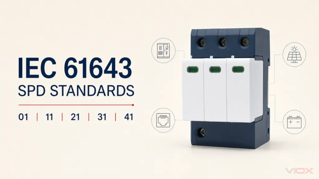 IEC 61643 SPD Standards: Parts 01, 11, 21, 31 & 41